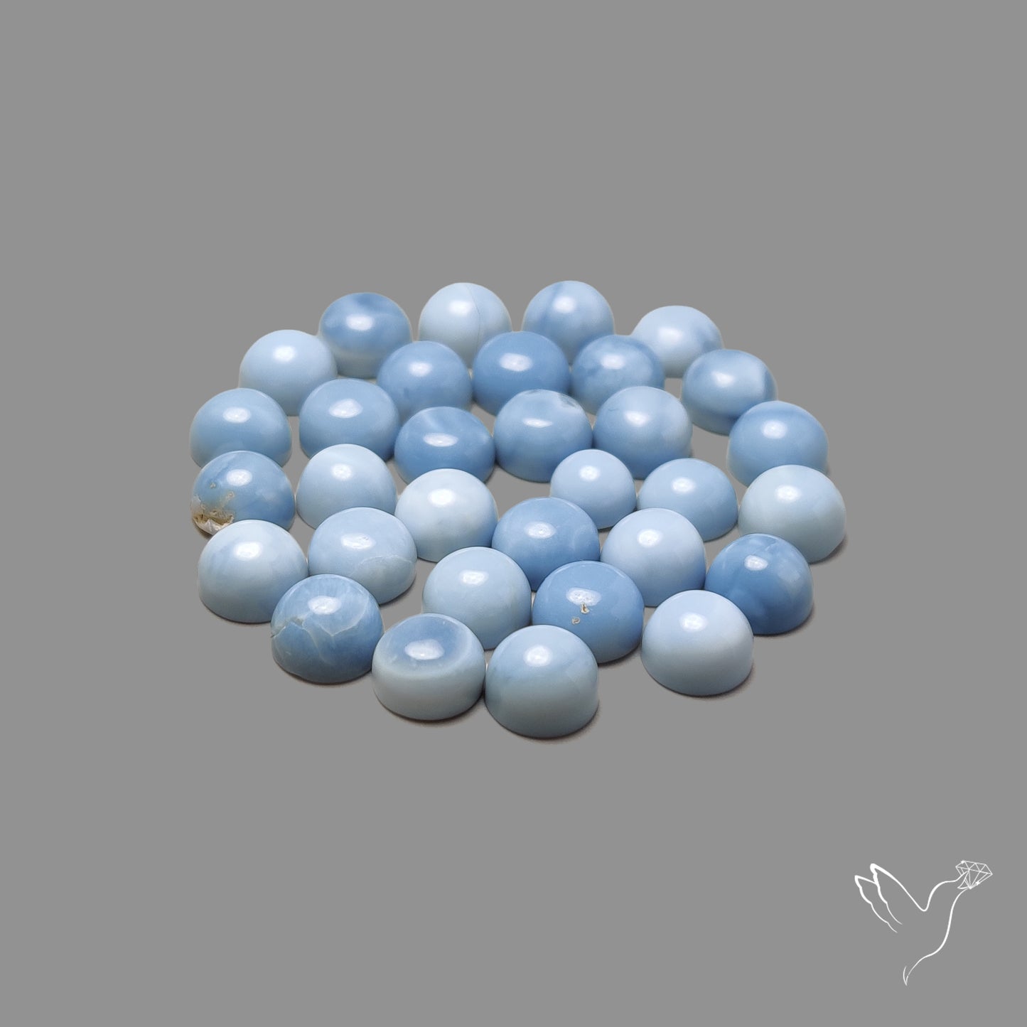 Owyhee Blue Opal Rounds Lot