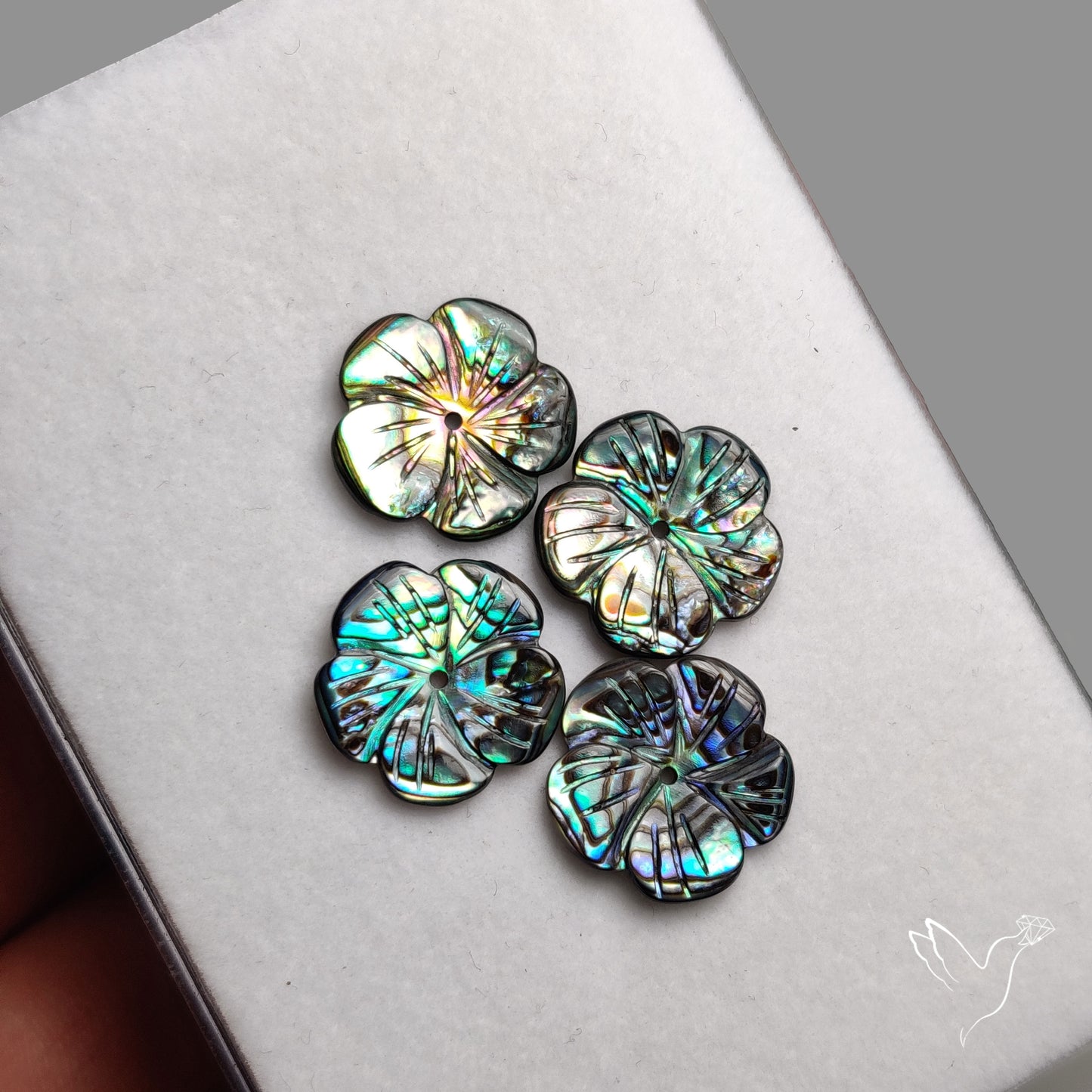 Abalone Shell Flowers Lot