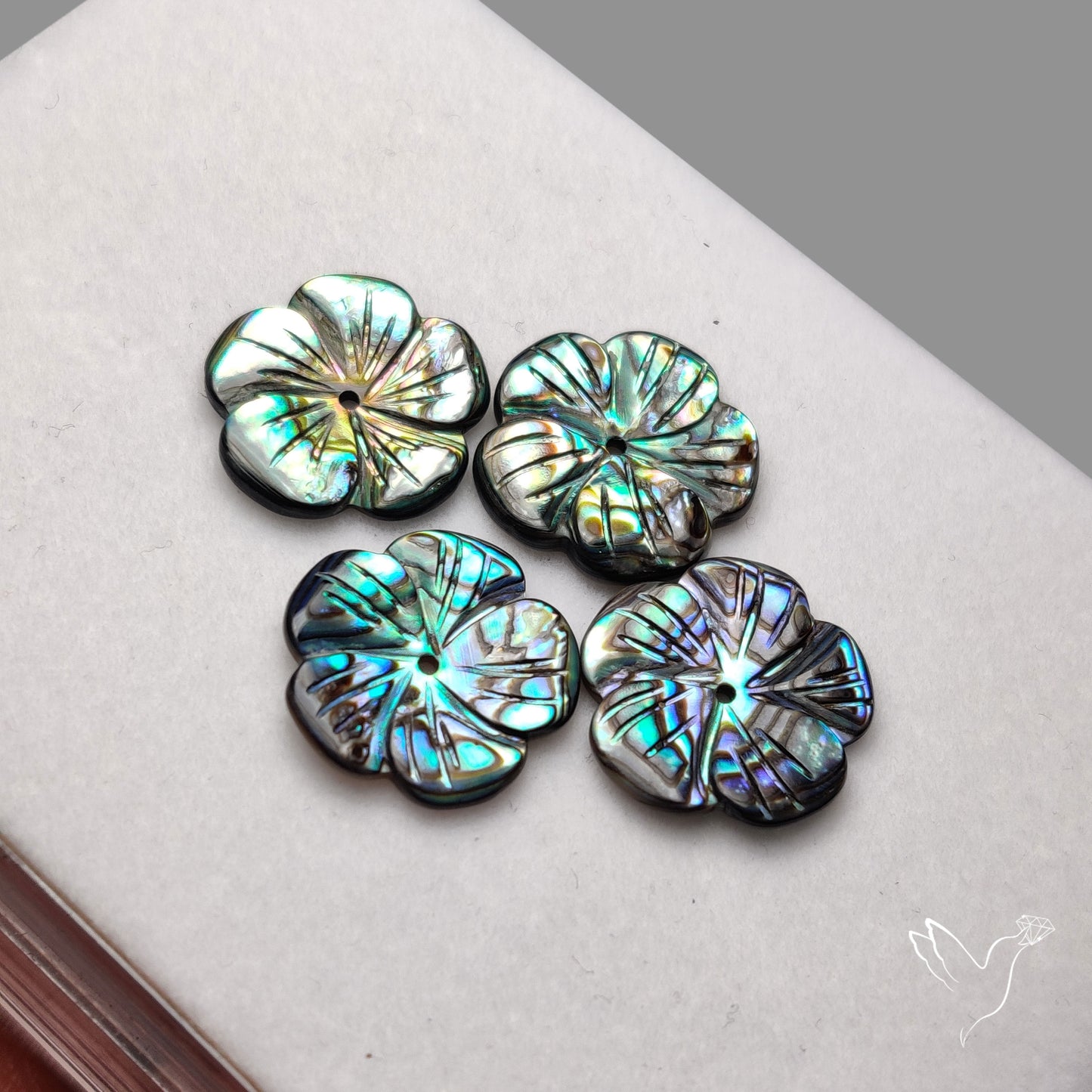Abalone Shell Flowers Lot