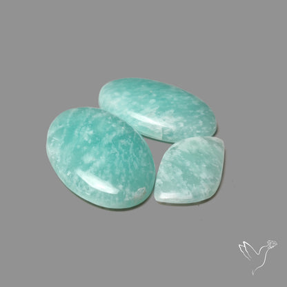 Peruvian Amazonite Cabochons Lot