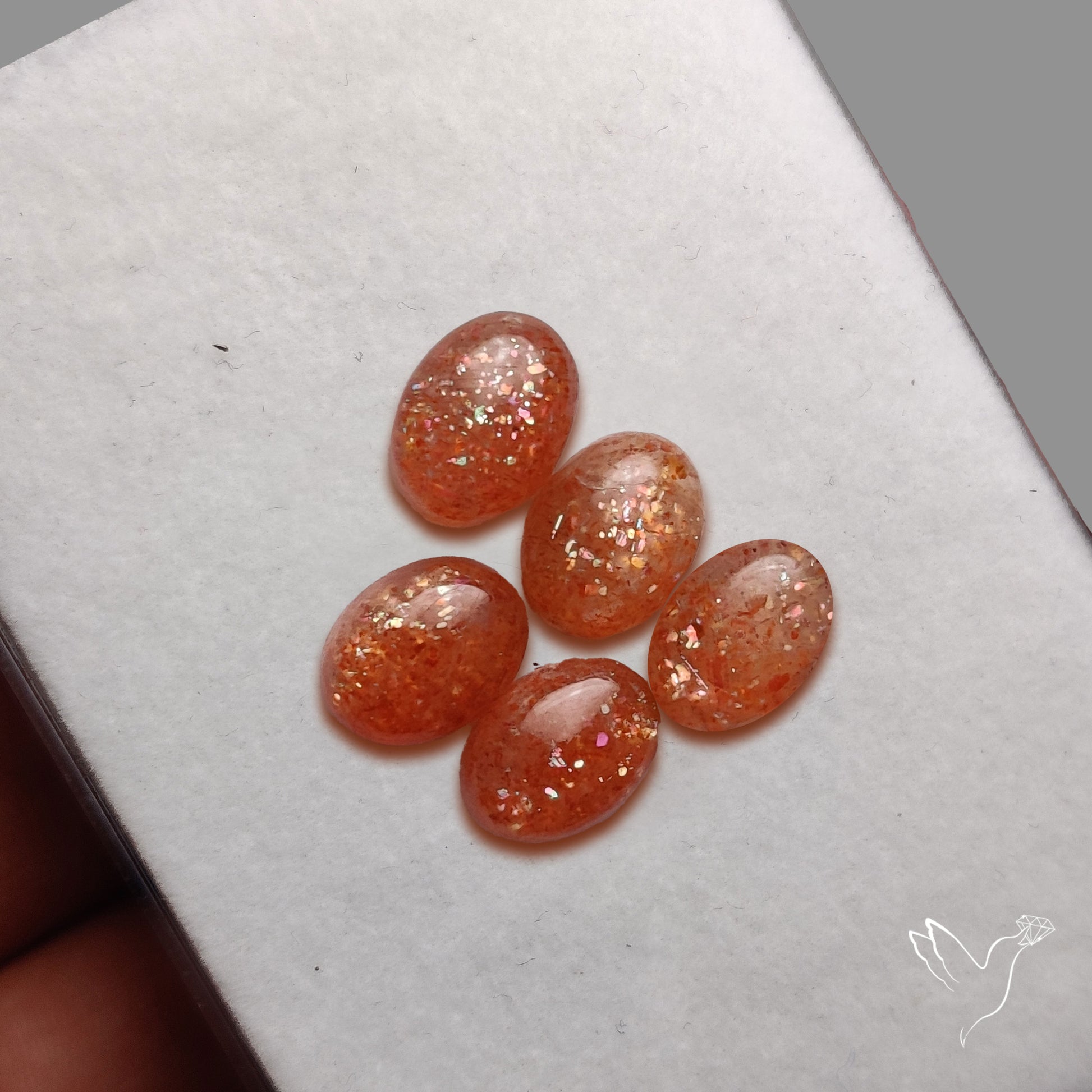 Sunstone Cabochons Lot