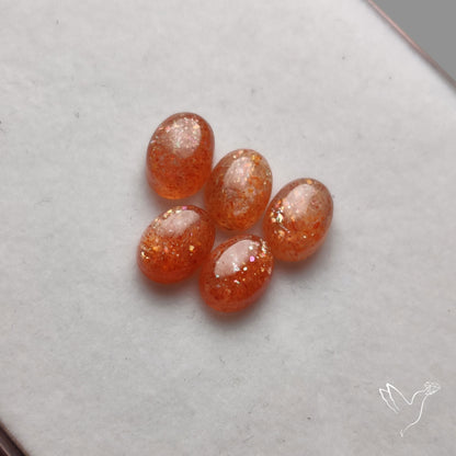 Sunstone Cabochons Lot