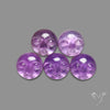 Moonface Amethyst With Mother Of Pearl Doublets Lot