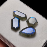 Faceted Blue Labradorite Lot