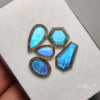 Faceted Blue Labradorite Lot