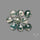 Rose Cut Moss Agate Rounds Lot