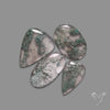 Horse Canyon Moss Agate Cabochons Lot