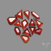 Step Cut Hessonite Garnet Lot