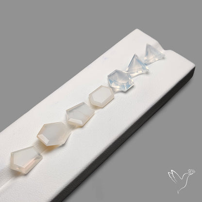 Faceted Opalite Lot