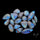 Rainbow Moonstone Cabochons Pair Lot