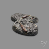 Rare Ruby in Pyrite Matrix Druzy Lot (UV Fluorescent)
