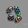Aurora Opal And Black Onyx Inlay Checker Doublets Lot