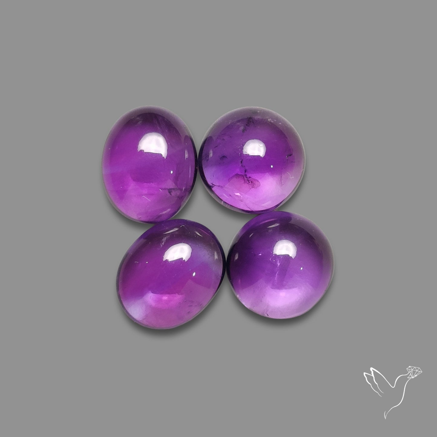 Amethyst Cabochons Lot
