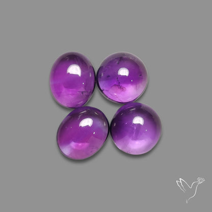 Amethyst Cabochons Lot