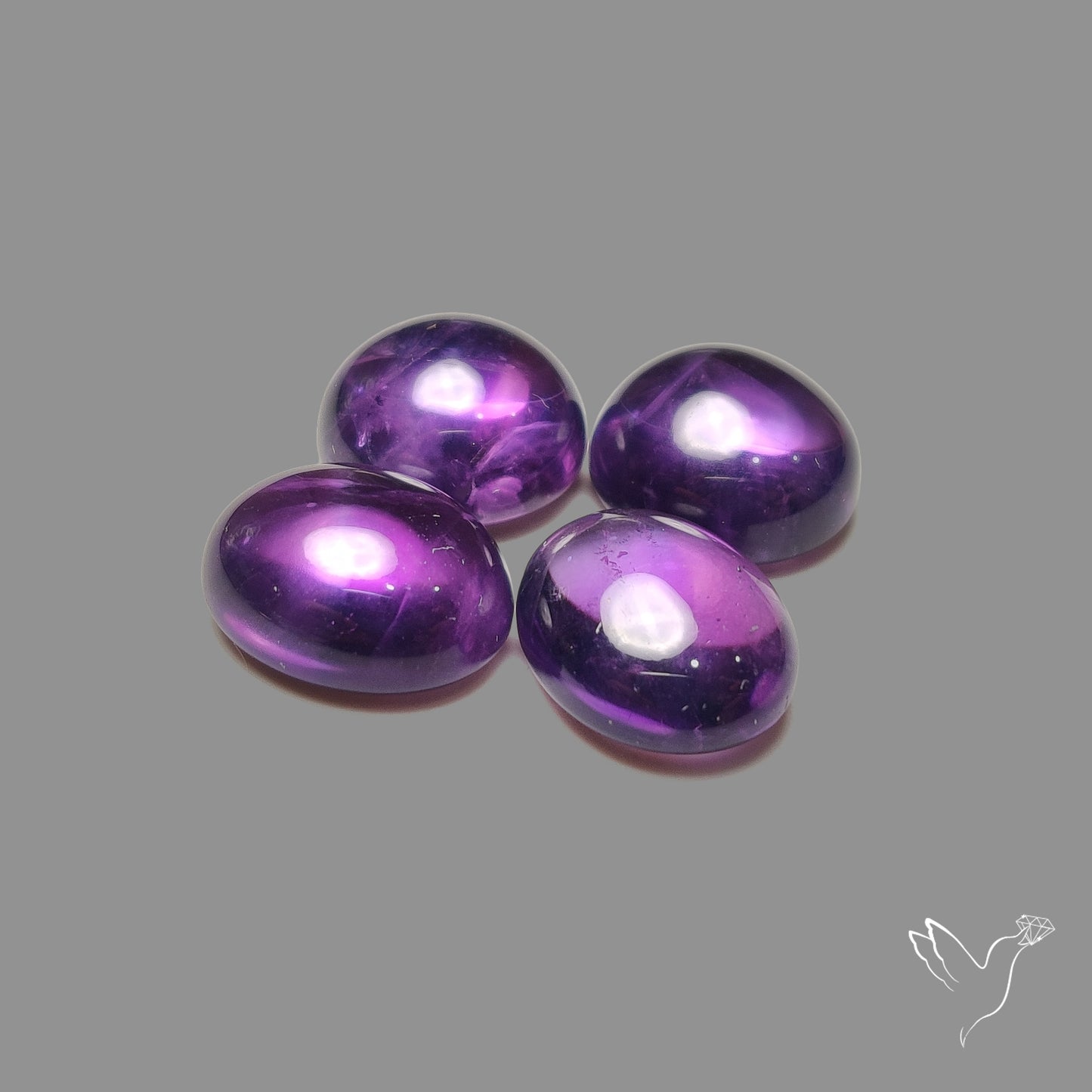 Amethyst Cabochons Lot
