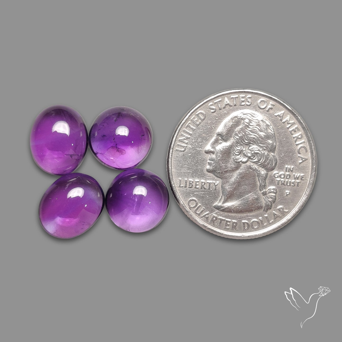 Amethyst Cabochons Lot