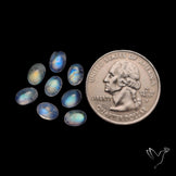 Rainbow Moonstone Cabochons Lot