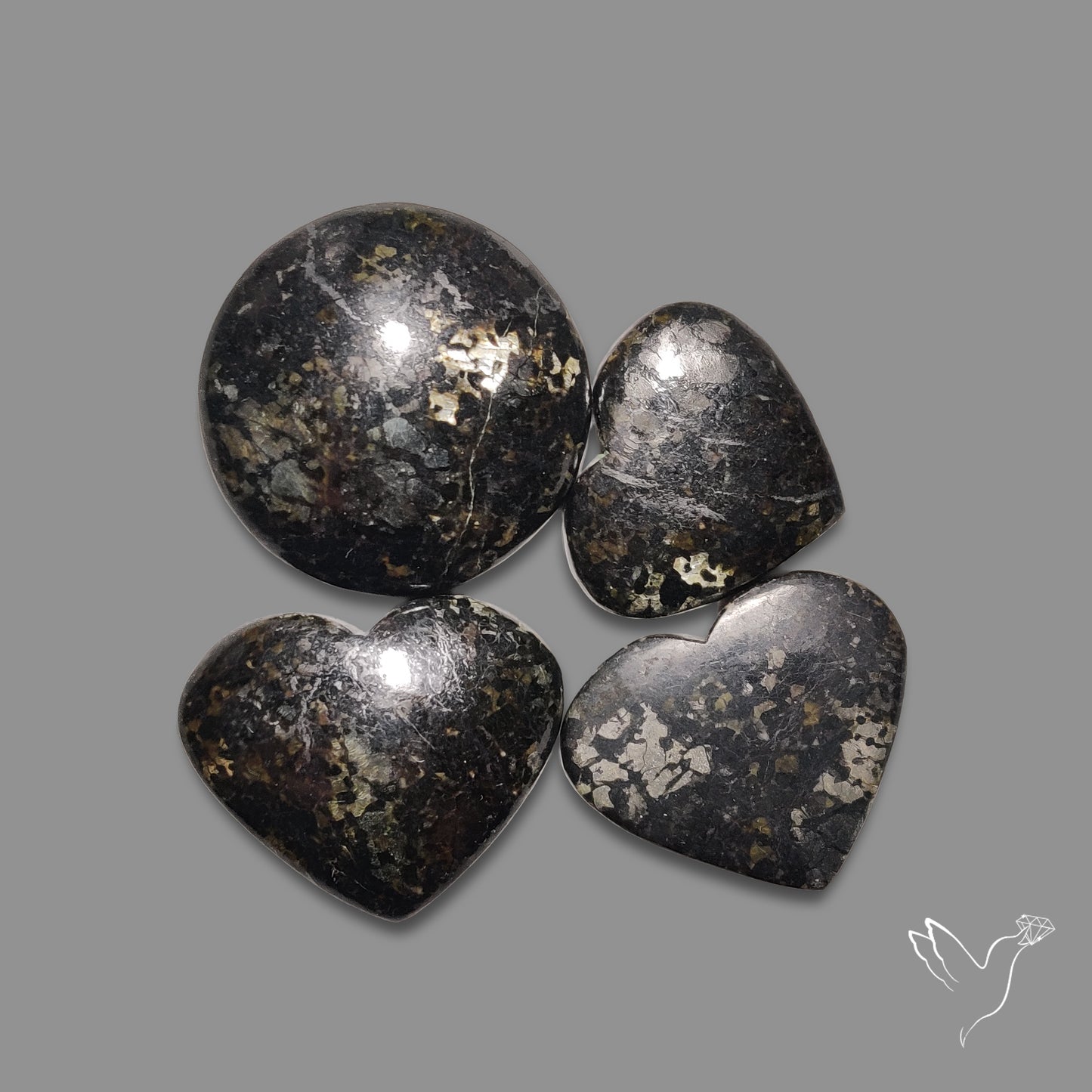 Obsidian Cabochons Lot