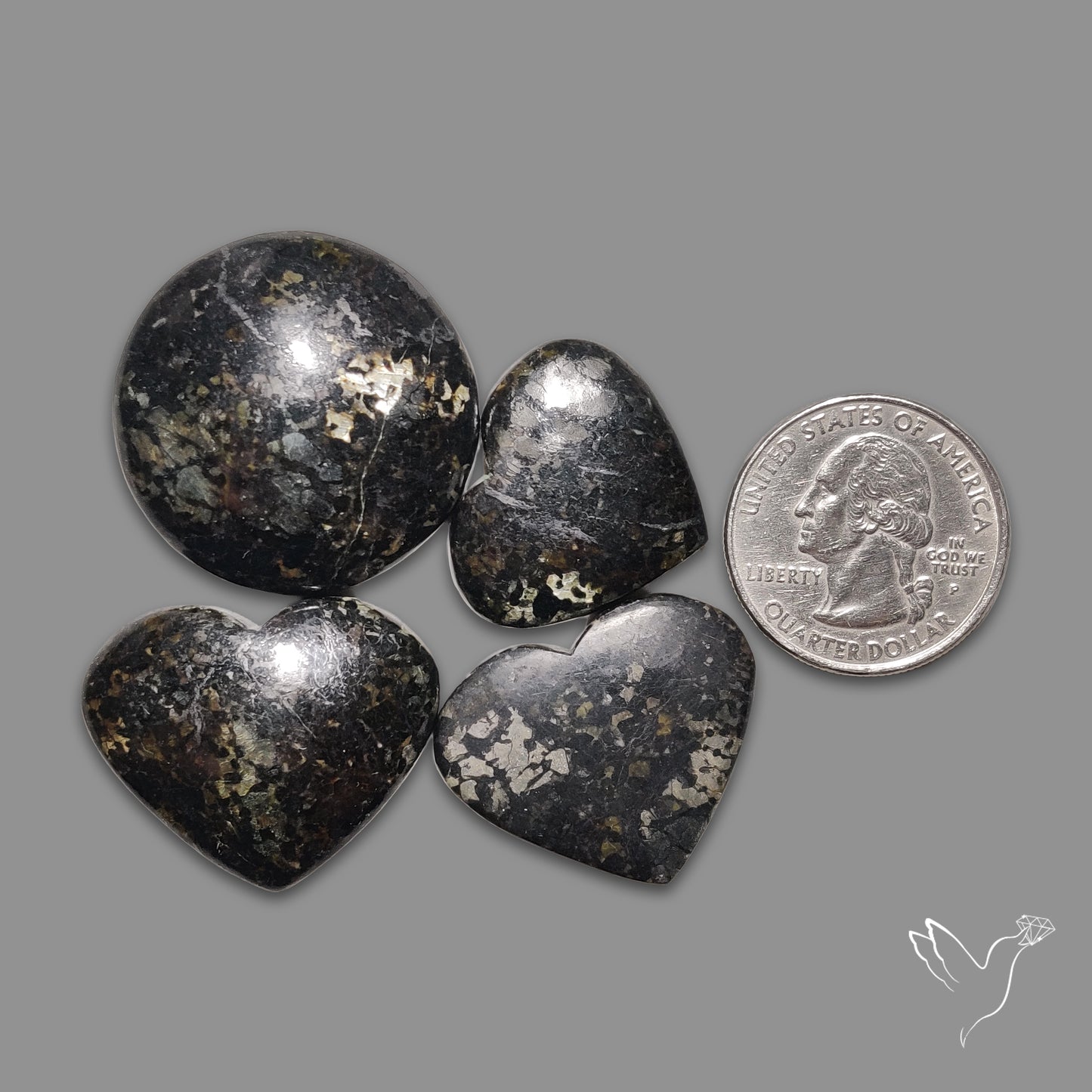 Obsidian Cabochons Lot