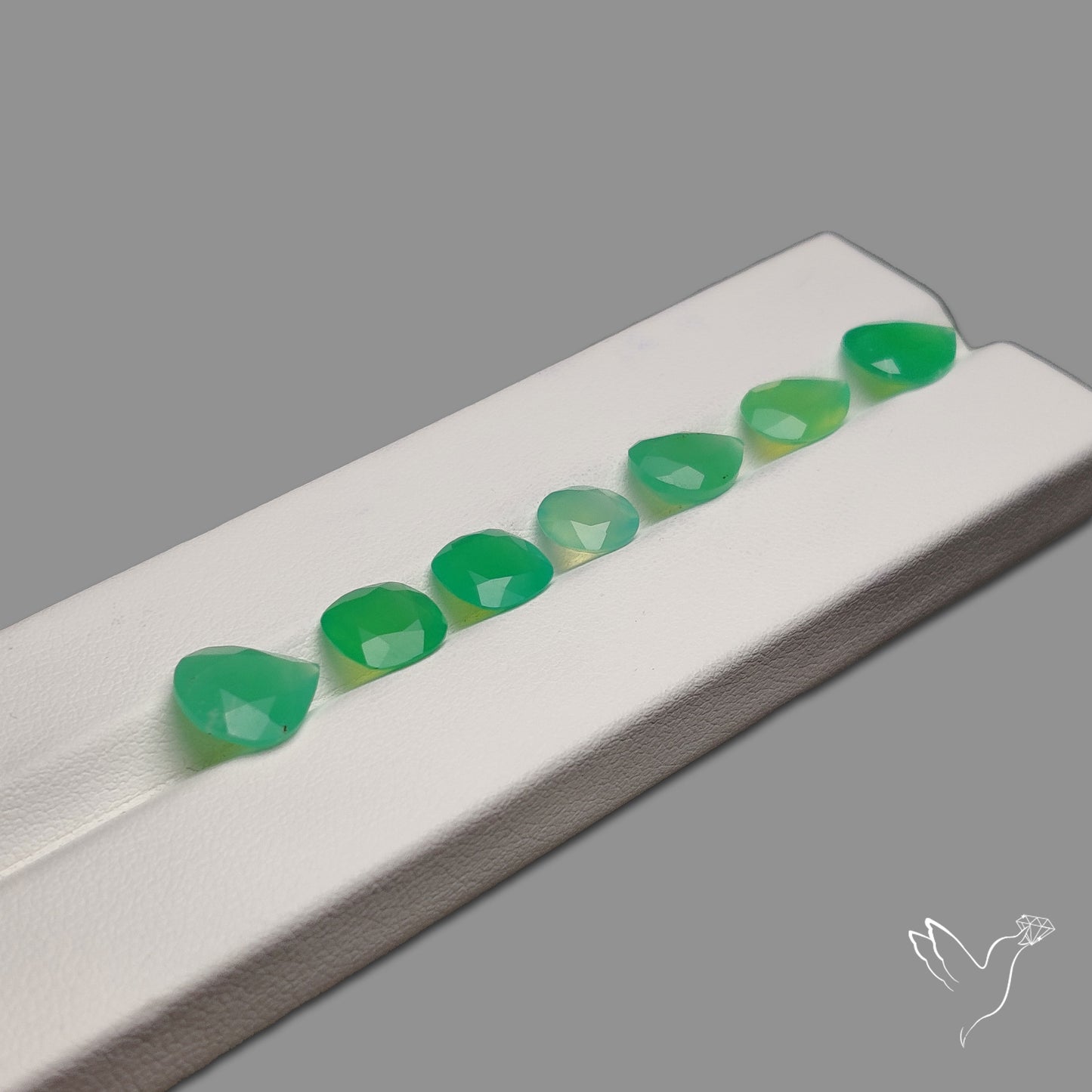 Faceted Gemmy Chrysoprase Lot