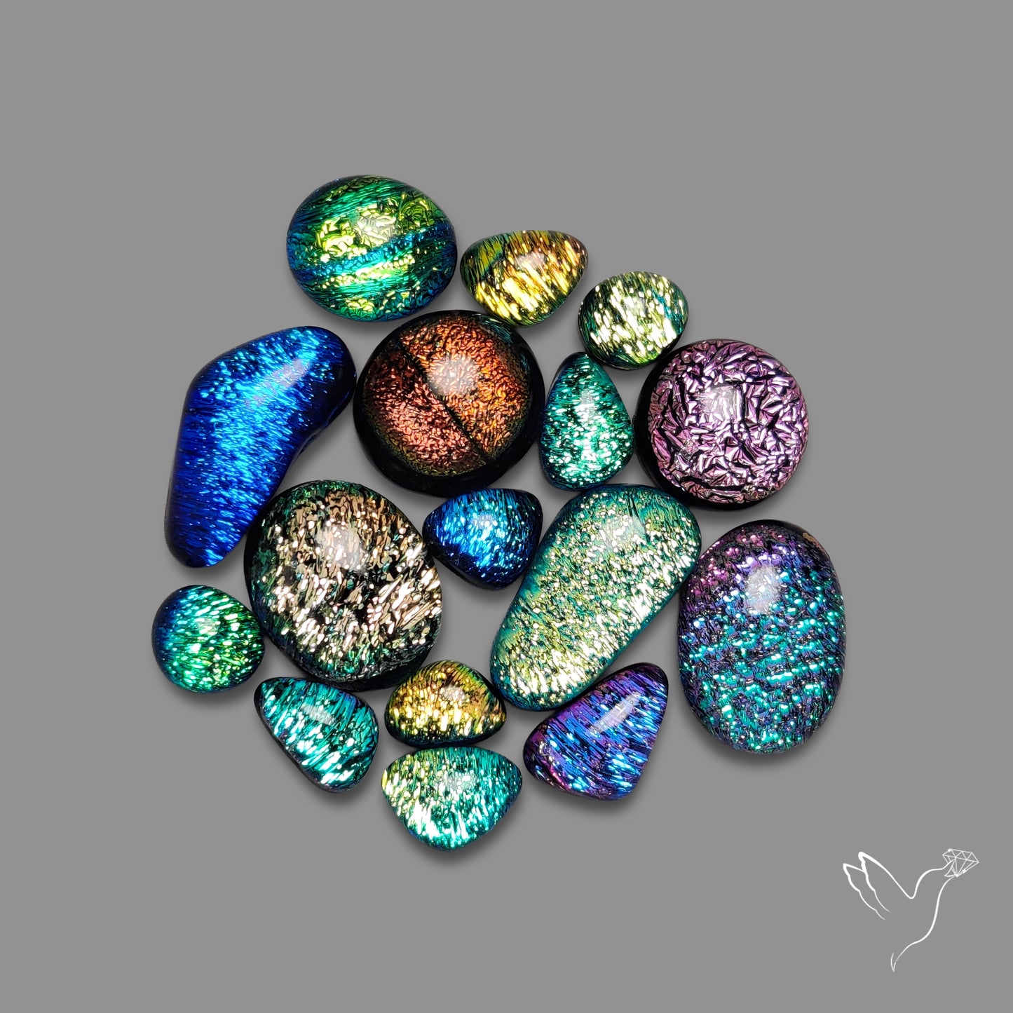 Dichroic Glass Lot