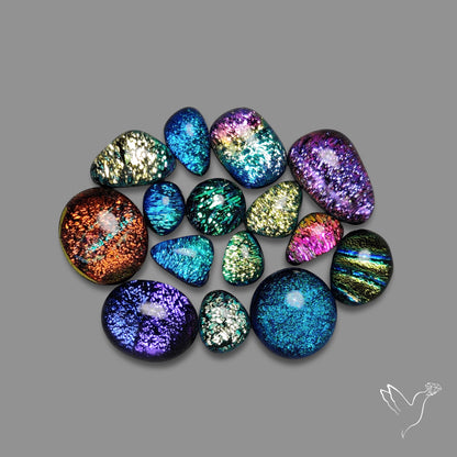 Dichroic Glass Lot