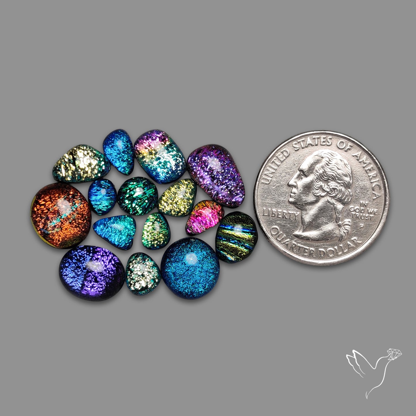 Dichroic Glass Lot