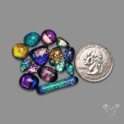 Dichroic Glass Lot