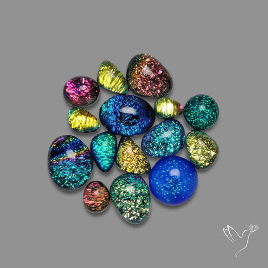 Dichroic Glass Lot
