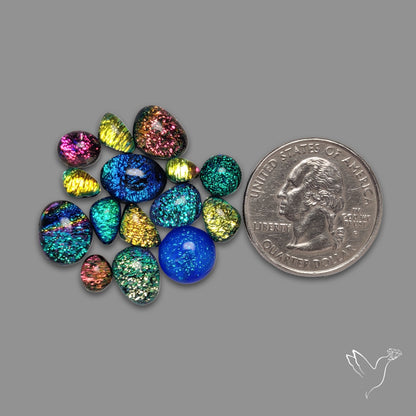 Dichroic Glass Lot