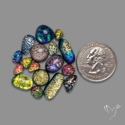 Dichroic Glass Lot