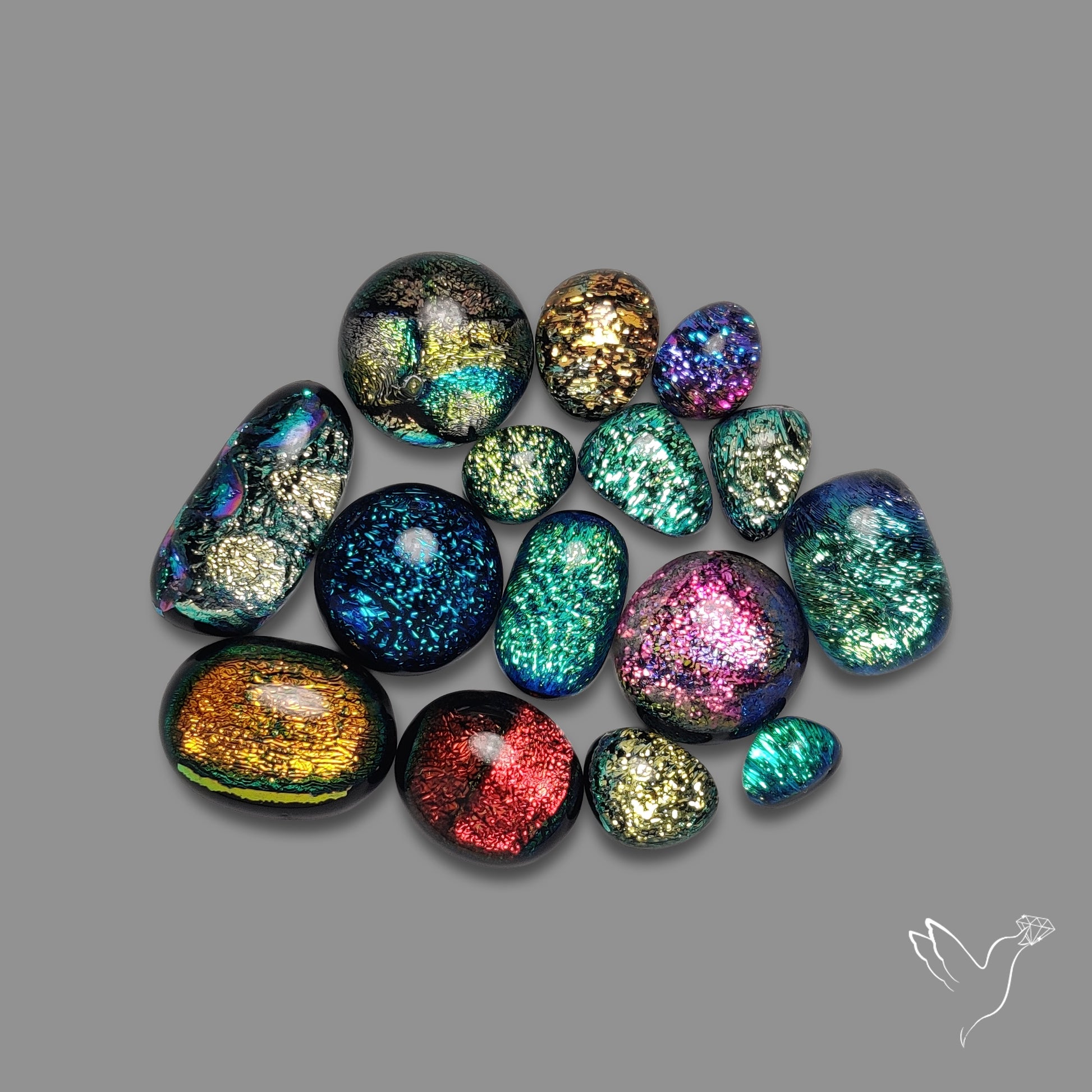 Dichroic Glass Lot