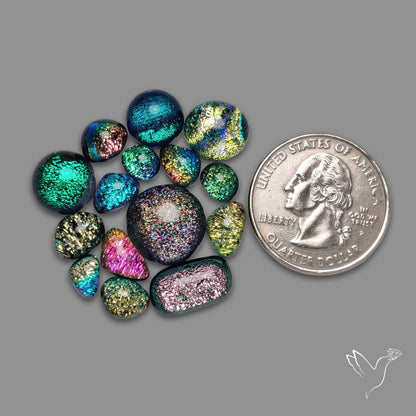 Dichroic Glass Lot