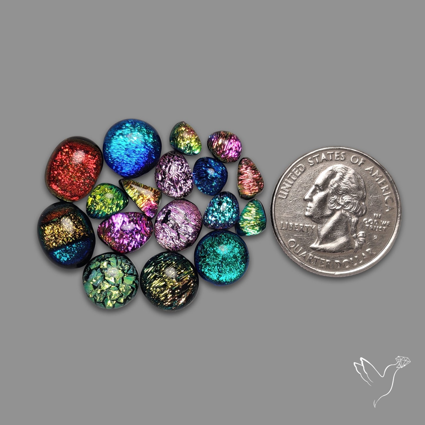 Dichroic Glass Lot