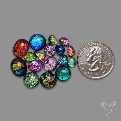 Dichroic Glass Lot