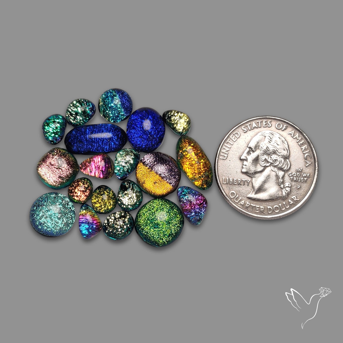 Dichroic Glass Lot