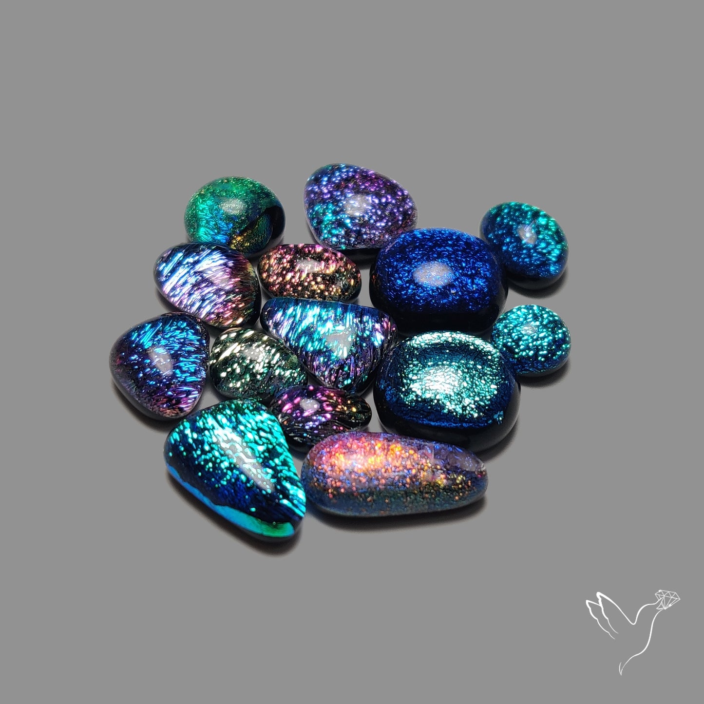 Dichroic Glass Lot