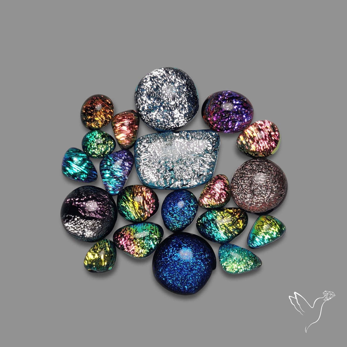 Dichroic Glass Lot