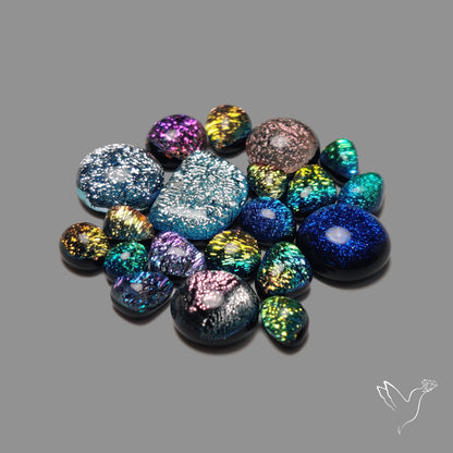Dichroic Glass Lot