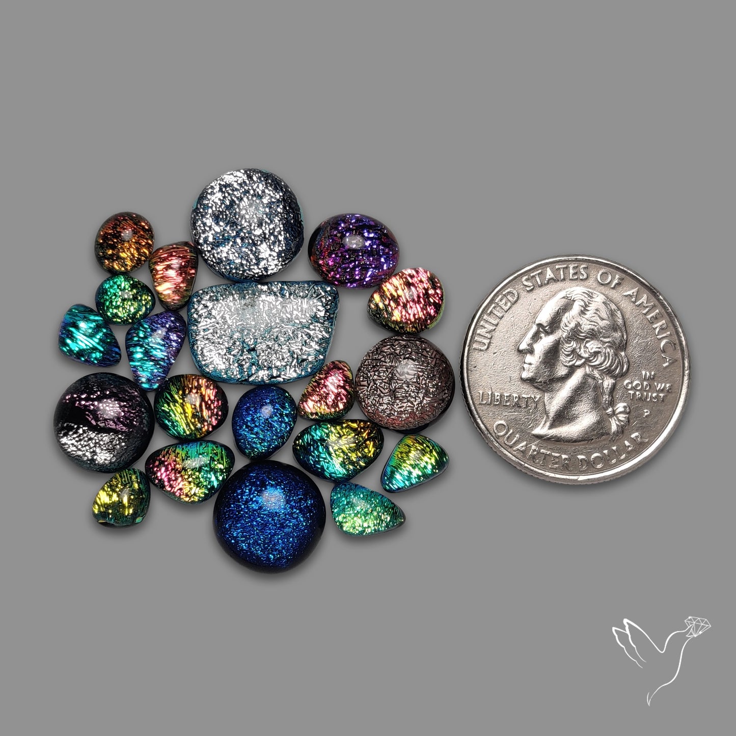 Dichroic Glass Lot