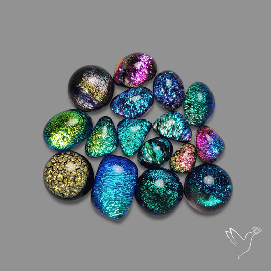 Dichroic Glass Lot