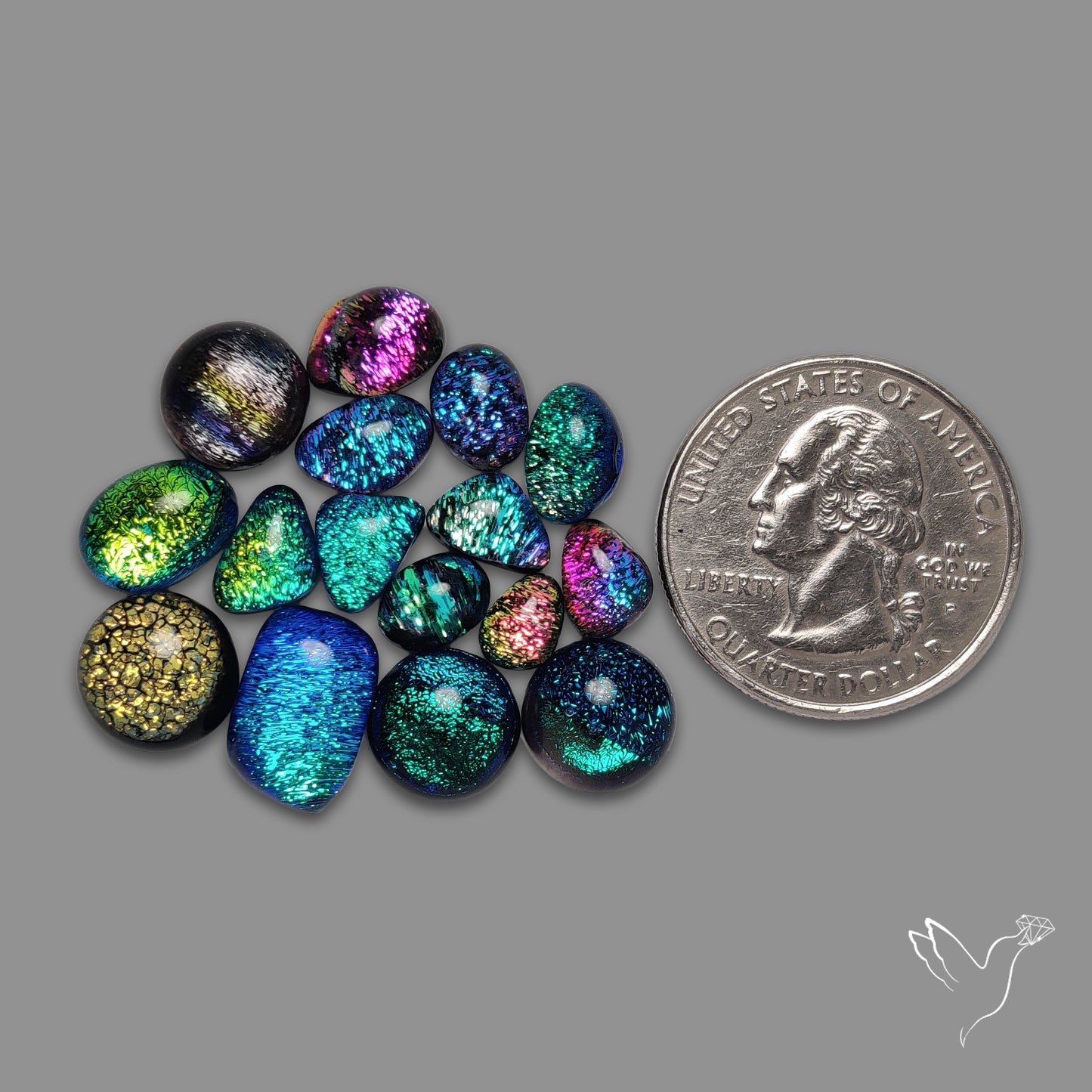 Dichroic Glass Lot