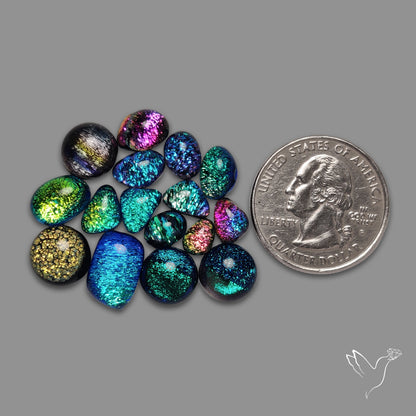 Dichroic Glass Lot