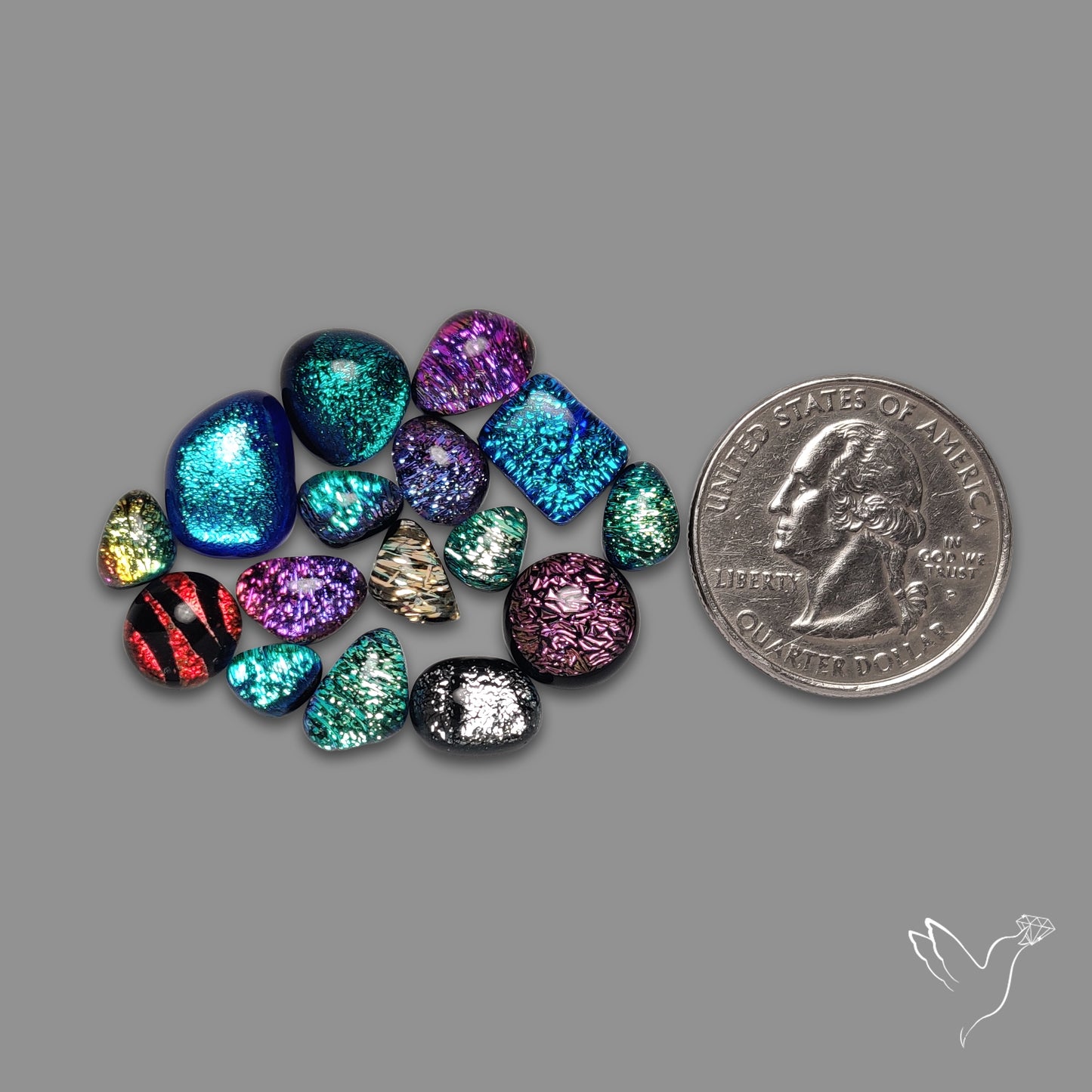 Dichroic Glass Lot