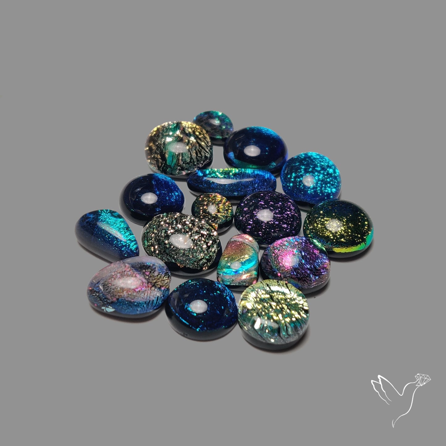 Dichroic Glass Lot
