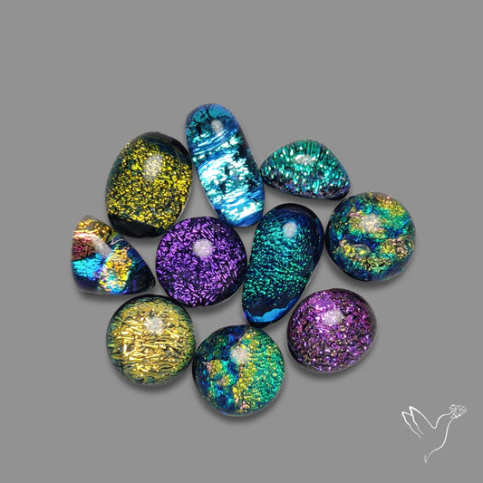 Dichroic Glass Lot