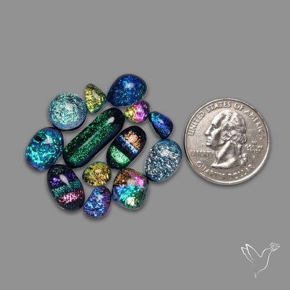 Dichroic Glass Lot