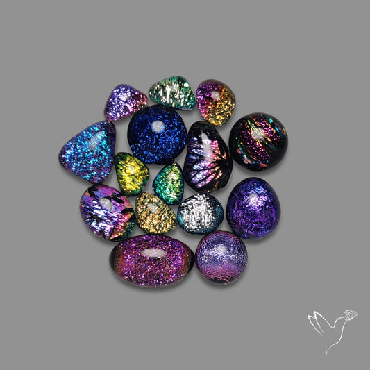 Dichroic Glass Lot