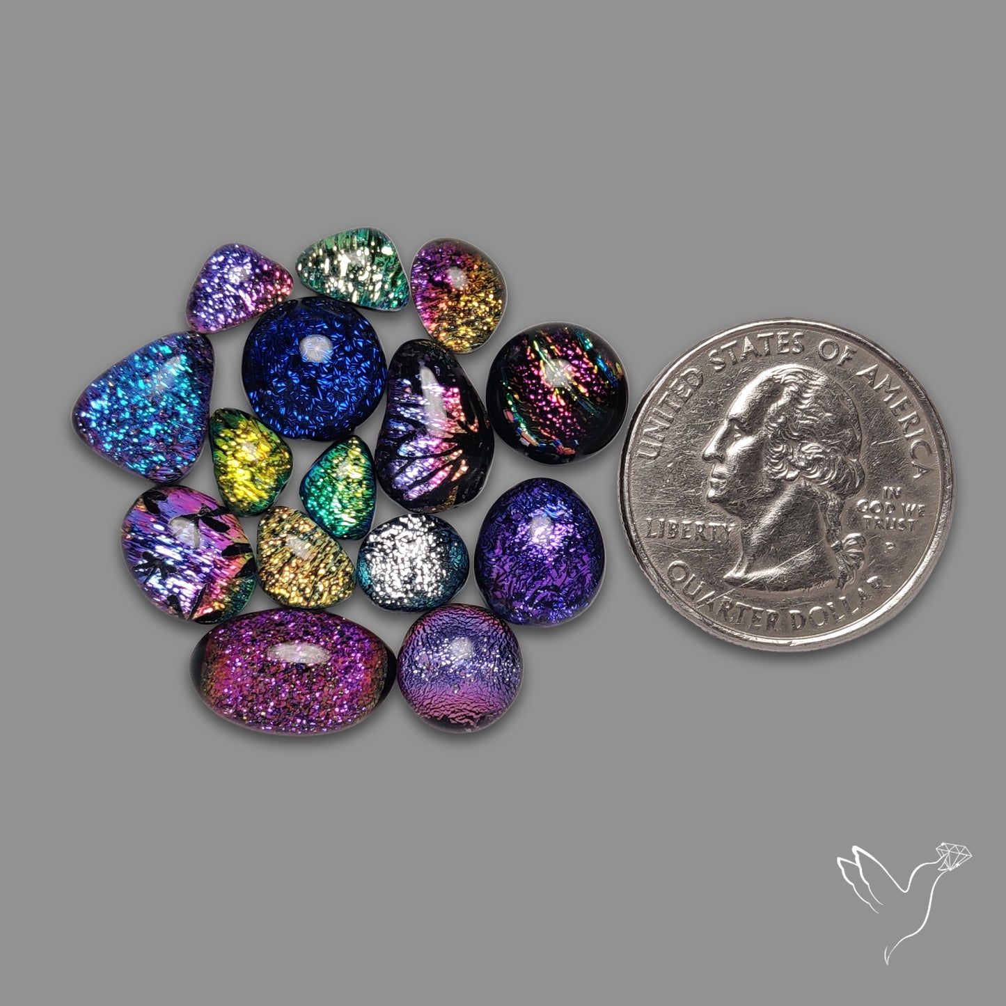 Dichroic Glass Lot