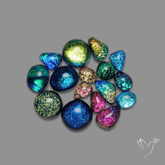 Dichroic Glass Lot